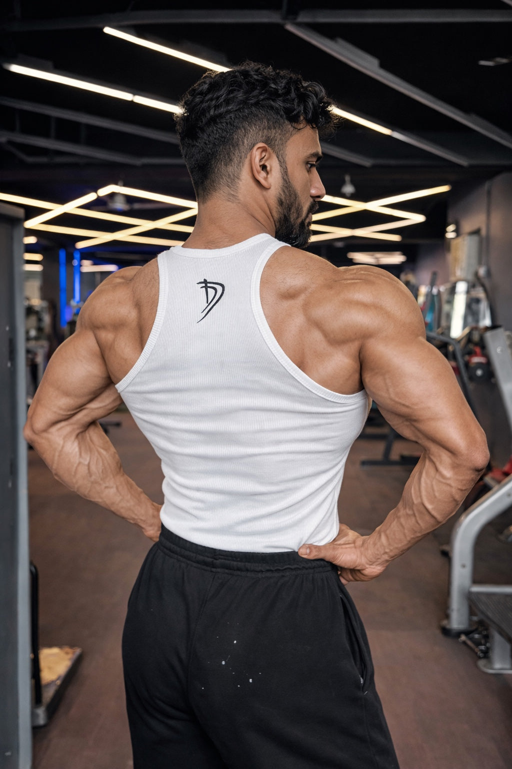 DADDY’s Ribbed Vest (WHITE & BLACK)