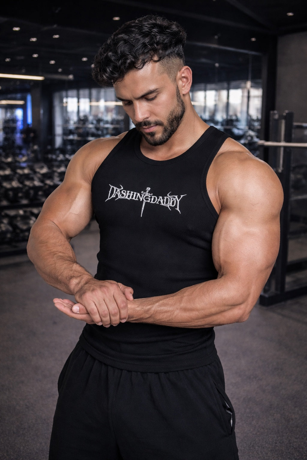 DADDY’s Ribbed Vest (BLACK & WHITE)