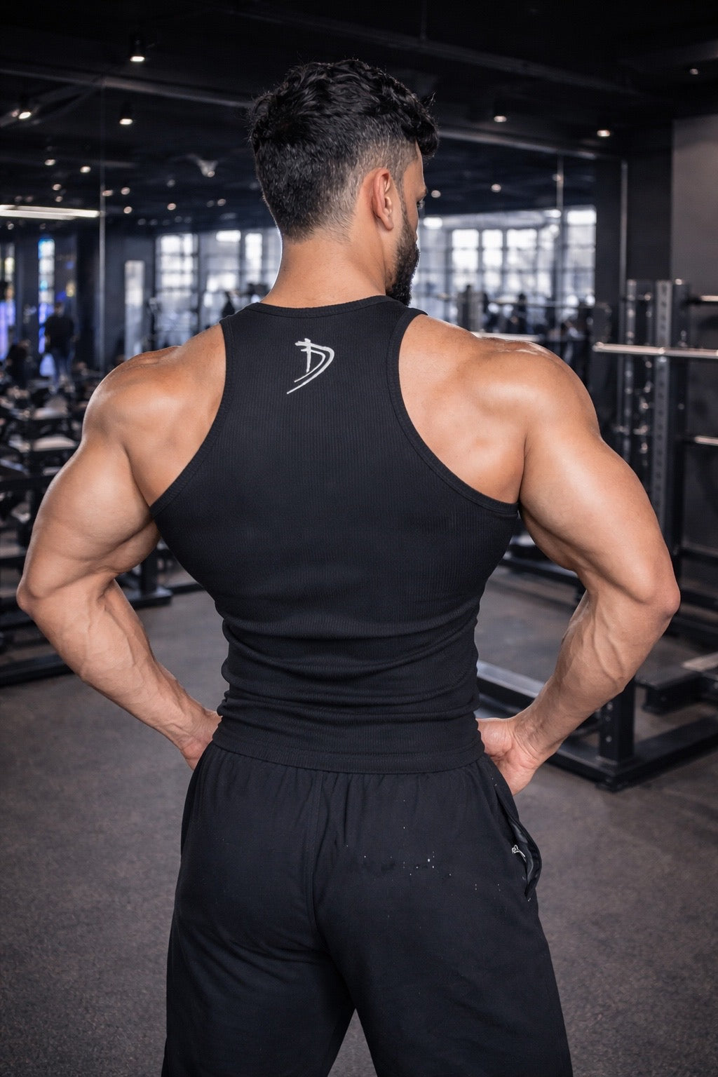 DADDY’s Ribbed Vest (BLACK & WHITE)